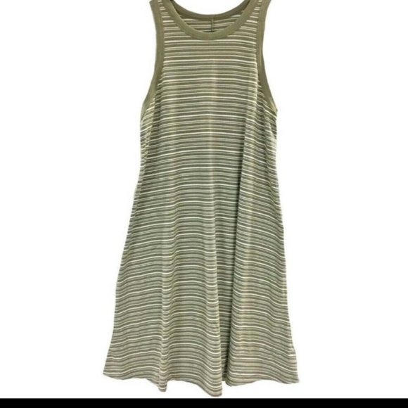 A New Day Green/White Stripe Tank Dress - Picture 5 of 8